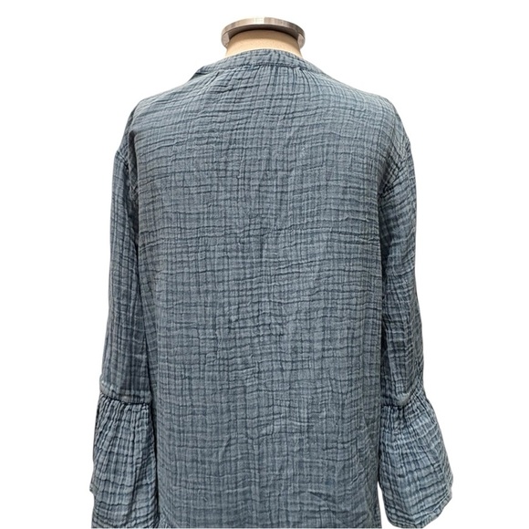 Faherty Dune Cotton Gauze Kasey Midi Dress Size Medium  NEW - Picture 10 of 13